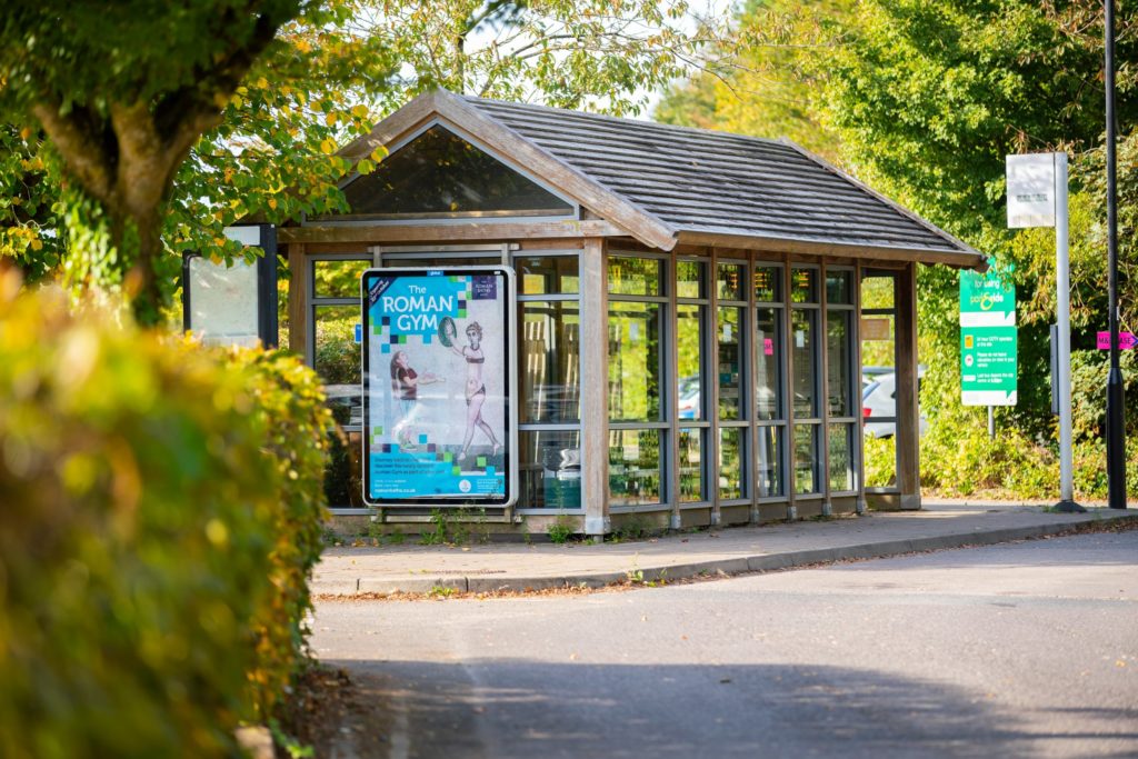 Lansdown Park & Ride bus shelter