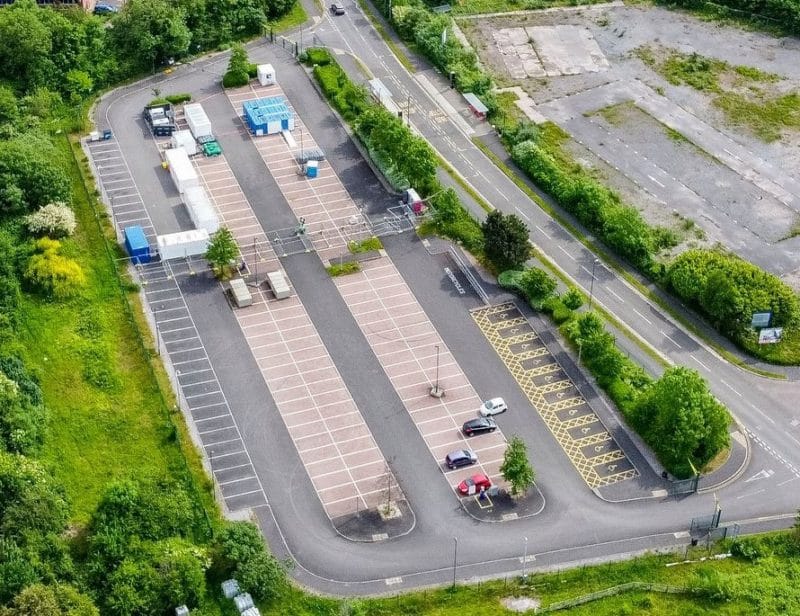 Parkway North Park & Ride metrobus service m4 and bus services 19