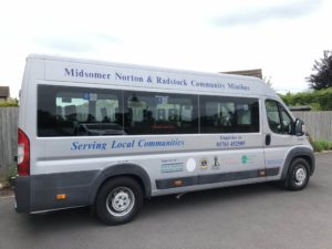 Midsomer Norton & Radstock Community Minibus vehicle