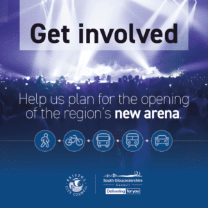 Get involved. Help us plan for the opening of the region's new arena. Bristol City Council and South Gloucestershire Council. Delivering for you.