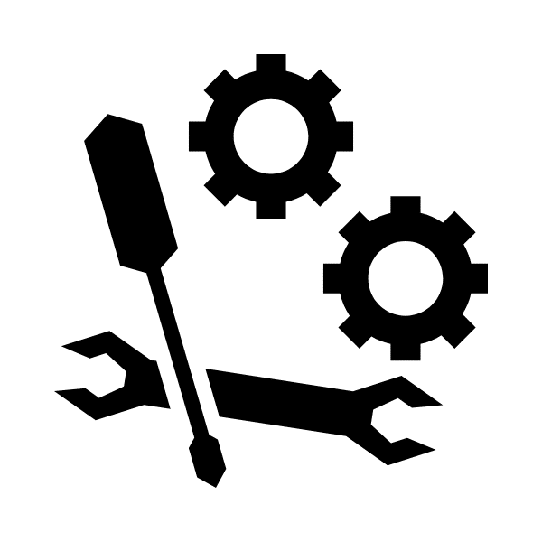 Illustration of bike repair tools