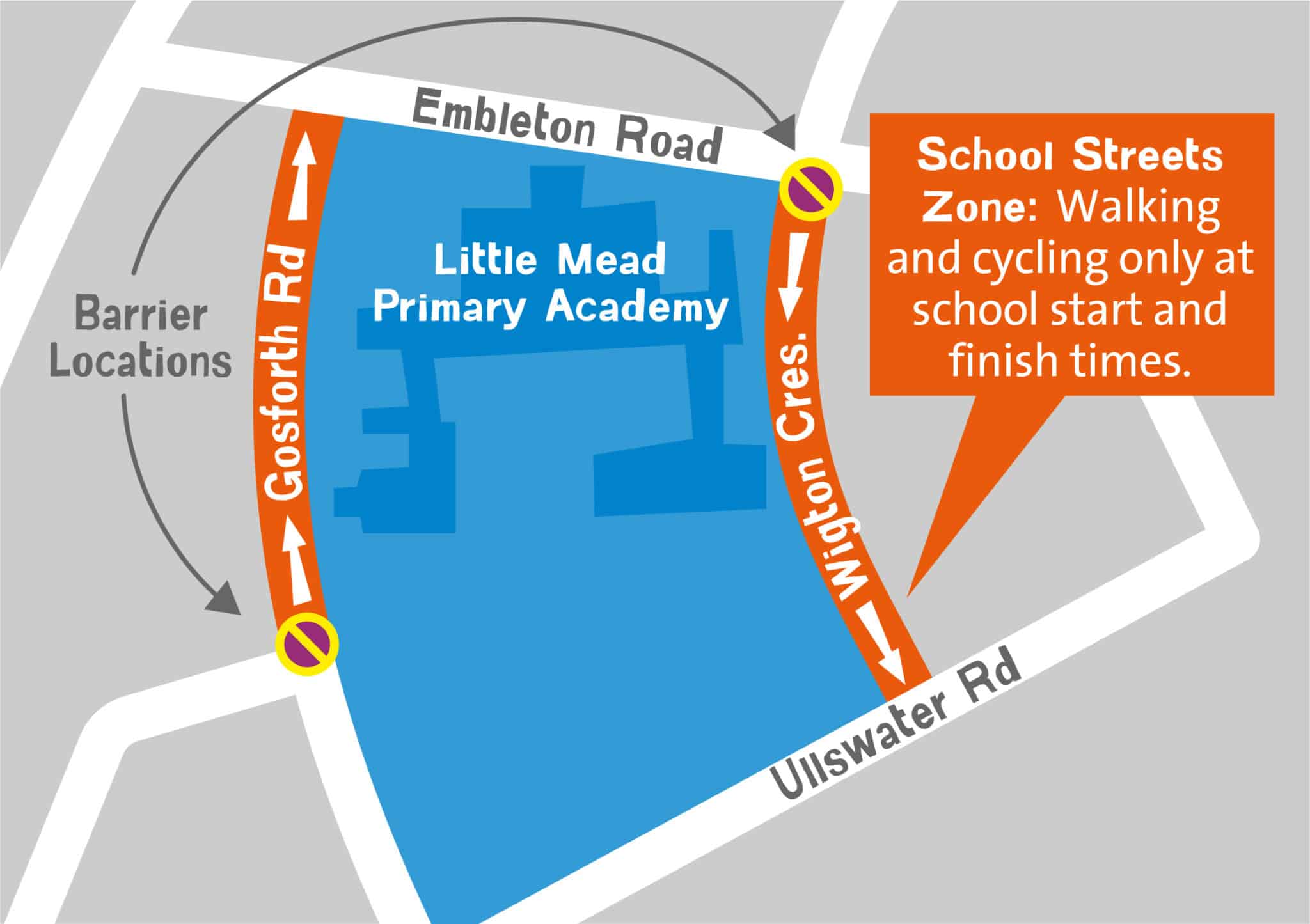 Bristol School Streets Little Mead Primary School WEST