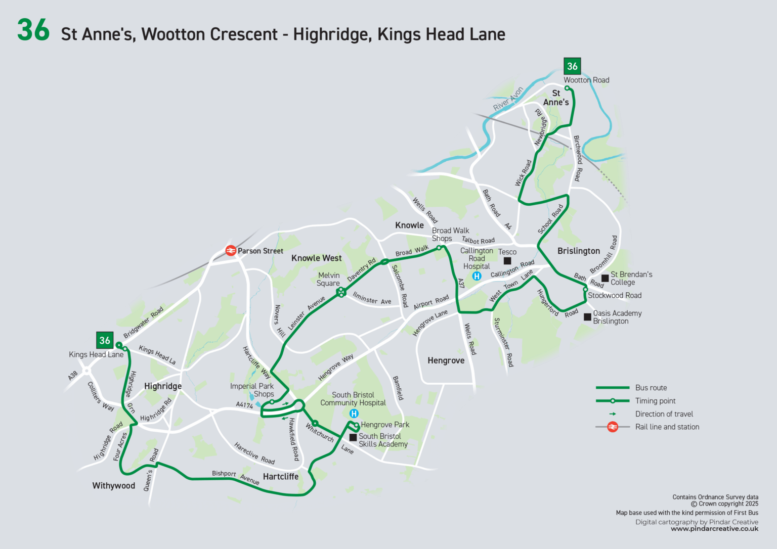 Catch your local 36 bus for FREE! 3 – 9 November - WEST