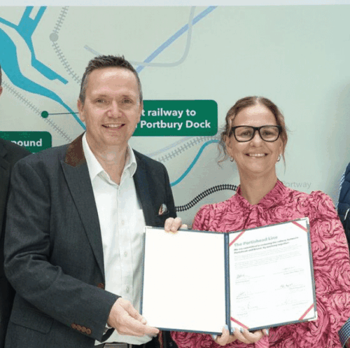 Portishead Line contract signed by Mayor as passenger trains set to ...